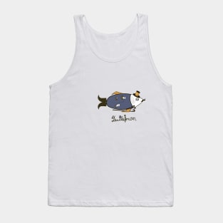 Fish gentleman illustration Tank Top